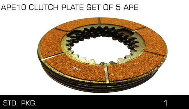 APE10 CLUTCH PLATE SET OF 5 APE APE10 CLUTCH PLATE SET OF 5 APE